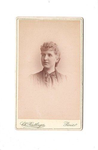 Cdv foto damenportrait - foto,