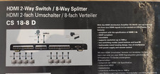 Transmedia CS 18-8 D HDMI 2-fach Switch Umschalter / 8-fach Splitter Verteiler