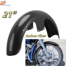 21“ ABS Kohlefaser Frontfender für Harley Touring Road Glide Road King Bagger