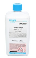 Felder Lötwasser "ZD" 1,0 kg Flasche