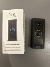 Ring Video Doorbell Wired - Schwarz