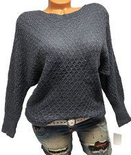 Damen Pullover Glitzer