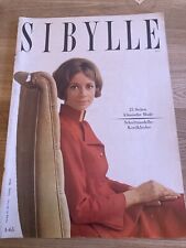 SIBYLLE 1 - 1965 Mode-Zeitschrift klassisch Kord-Kleider Kostüm Bluse DDR Vogue