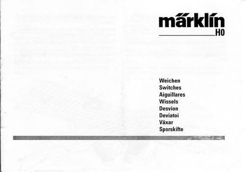 Märklin anleitung für - anleitung, den