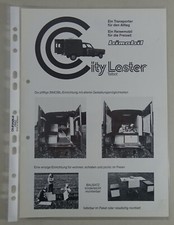 Prospekt / Broschüre Talbot City Laster mit Bimobil Einrichtung 