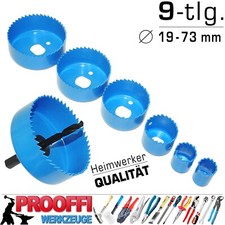 9-tlg Lochsäge Lochschneider