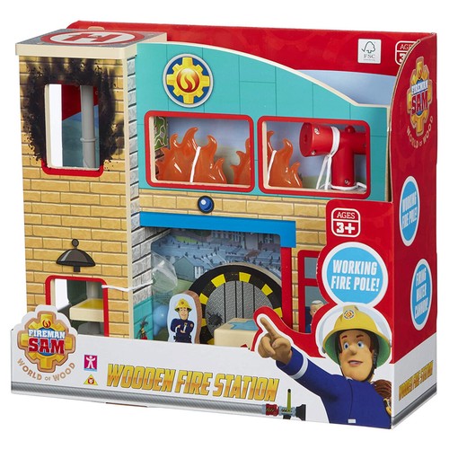 Feuerwehrmann sam holz - feuerwehrmann,