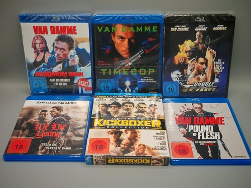 Van damme 8er film set - film, 5x