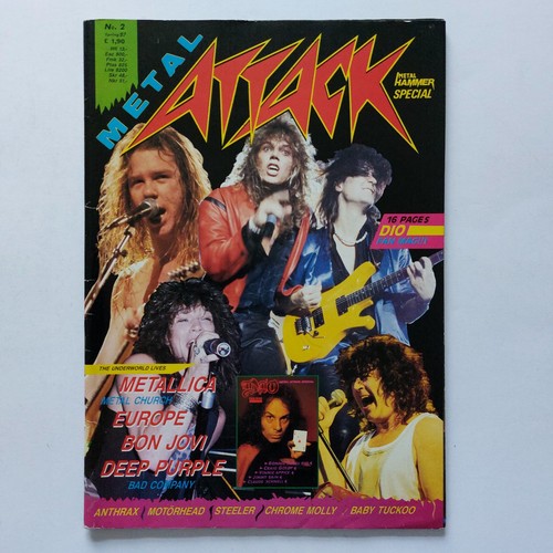 Metal attack magazine issue - attack, 2