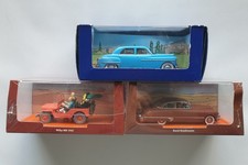 Tin Tin - 3 Fahrzeuge Buick Roadmaster Jeep Ford Sedan 1:43 2x neu 1x gebraucht