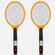 2X Elektrische Mückentöter Fliegenklatsche mit AKKU Insekten Schläger Aufladbar