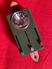 neuwertige Bundeswehr Bw Taschenlampe Signallampe Lampe Handlampe mit Farbfilter
