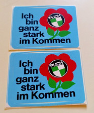 2 Alte Aufkleber - Puch - Mofa