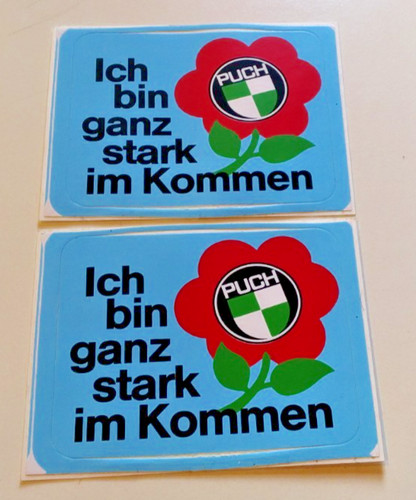 Alte aufkleber puch mofa - 2,