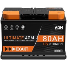 Agm batterie 80ah - 80ah, 12v