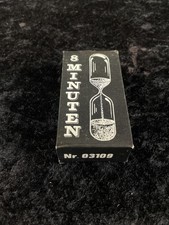 Uhr Sanduhr 8 Minuten Zeittaktuhr Zeitmessgerät Nr. 03109 Vintage Sammlerstück