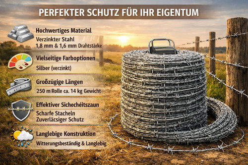 Stacheldraht rolle grün - stacheldraht,