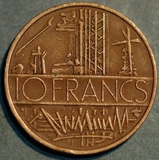 Frankreich 10 Francs 1976 KM#