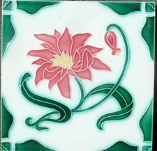 Jugendstil-Fliese / Kachel