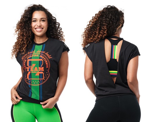 Zumba team open - zumba, back