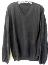PRADA  Mens Black Cotton Knit