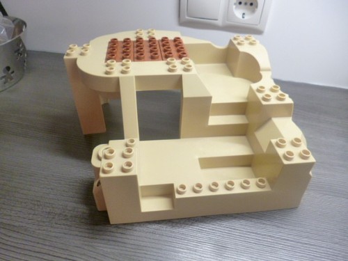 Lego duplo bauplatte felsen - 3d,