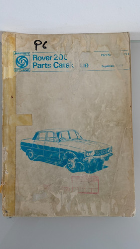Rover 2000 ersatzteilkatalog - rover,