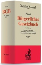 Bürgerliches Gesetzbuch (BGB) von Palandt, Otto, Basseng... | Buch | Zustand gut