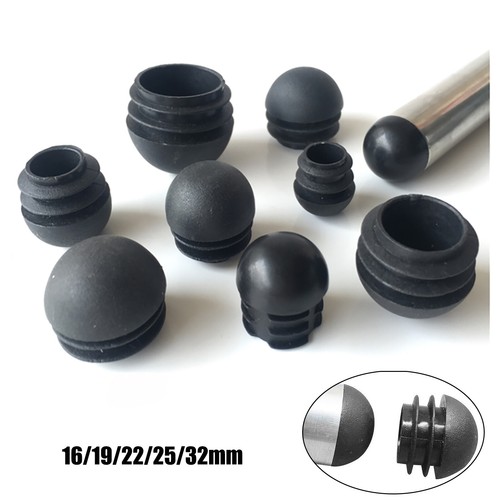 Schwarze rohrstopfen halbkugel - rohrstopfen,