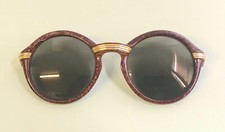 VINTAGE CARTIER CABRIOLET MARMOR BRAUN 22kt G/PLATTIERT SONNENBRILLE FRONTEN 52-22 NOS