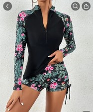 2tlg.Tankini Set Damen Bademode Badeanzug Schwimmanzug Neu*