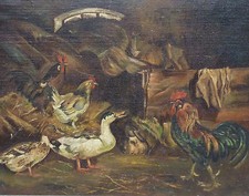"Federvieh im Hühnerstall"
