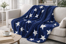 XL Wohndecke 150x200 Sterne