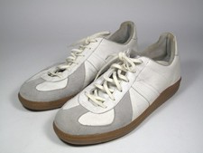 bundeswehr BW sport schuhe sneaker gr. 41,5 vintage weiß samba hallenschuhe lauf