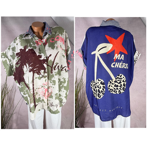 Sommer bluse ponchobluse - ponchobluse, italy