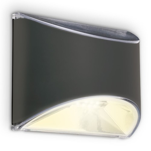 Solar led wandleuchte außen - led,