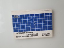 Bedienungsanleitung  Honda  Aussenborder BF8 BF1 BF15 BF20 Spache Englisch