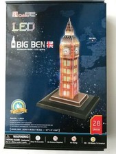 3D Puzzle Big Ben London - LED CubicFun Licht Light England Clock Tower Turm