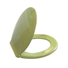 Pagette Exklusiv Luxus WC Sitz moosgrün  Edelstahl # 790821607