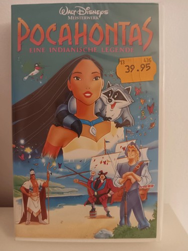 Walt disney vhs - pocahontas, ovp