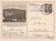 DR Karte Landpoststempel