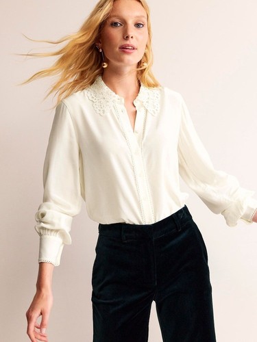 Boden lace collar - -,