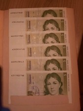 Deutsche Mark 5 DM Scheine
