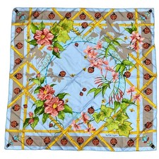 Cartier Seidentuch Hellblau