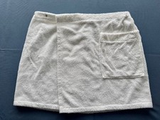 Sauna-Kilt Herren Fabr. "möve" Universalgröße, 100 % Baumw., weiß, Kurzform 