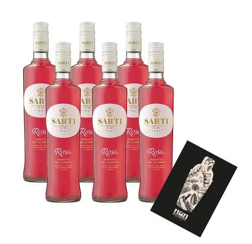 Sarti 6er set aperitif rosa - 6er, 6x