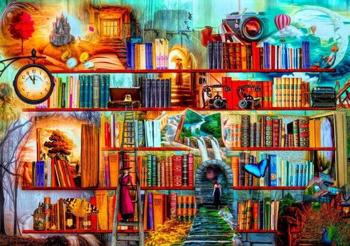 Puzzle bibliothek mystery - -,