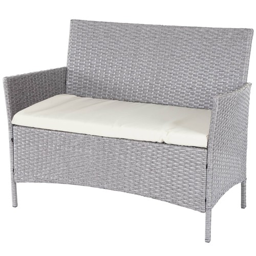 Poly rattan gartenbank halden - poly-rattan,