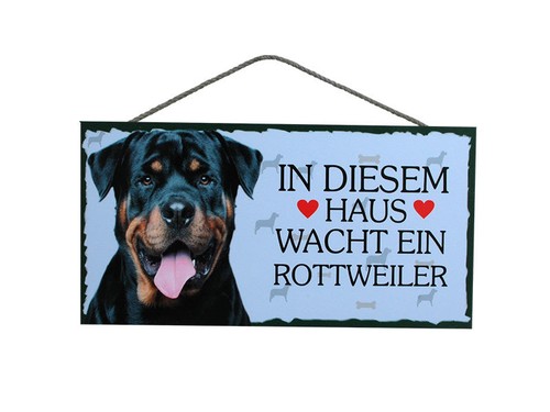Türschild rottweiler - türschild,
