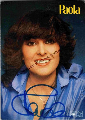 Original autogramm paola - original, felix